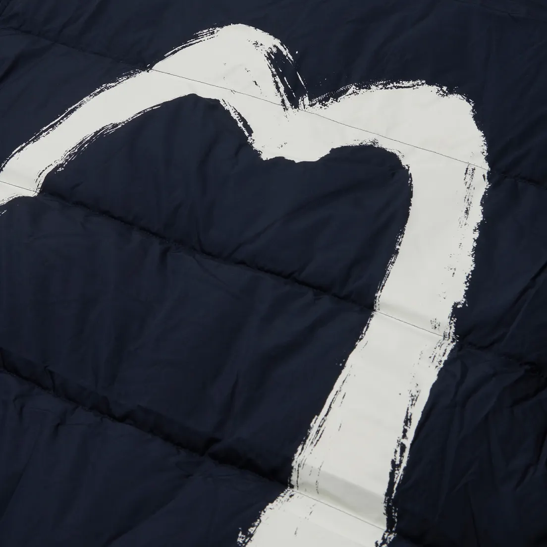 Evisu Мужской пуховик Brush Daicock Print Seagull Quilting Down