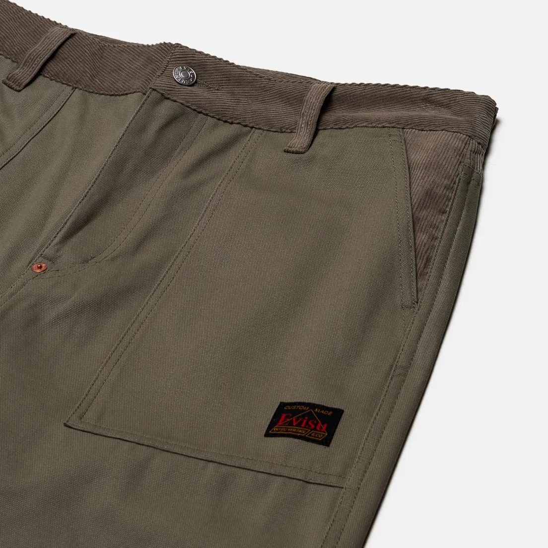 Evisu Мужские брюки Evergreen Seagull & Kamon Embroidered Chino
