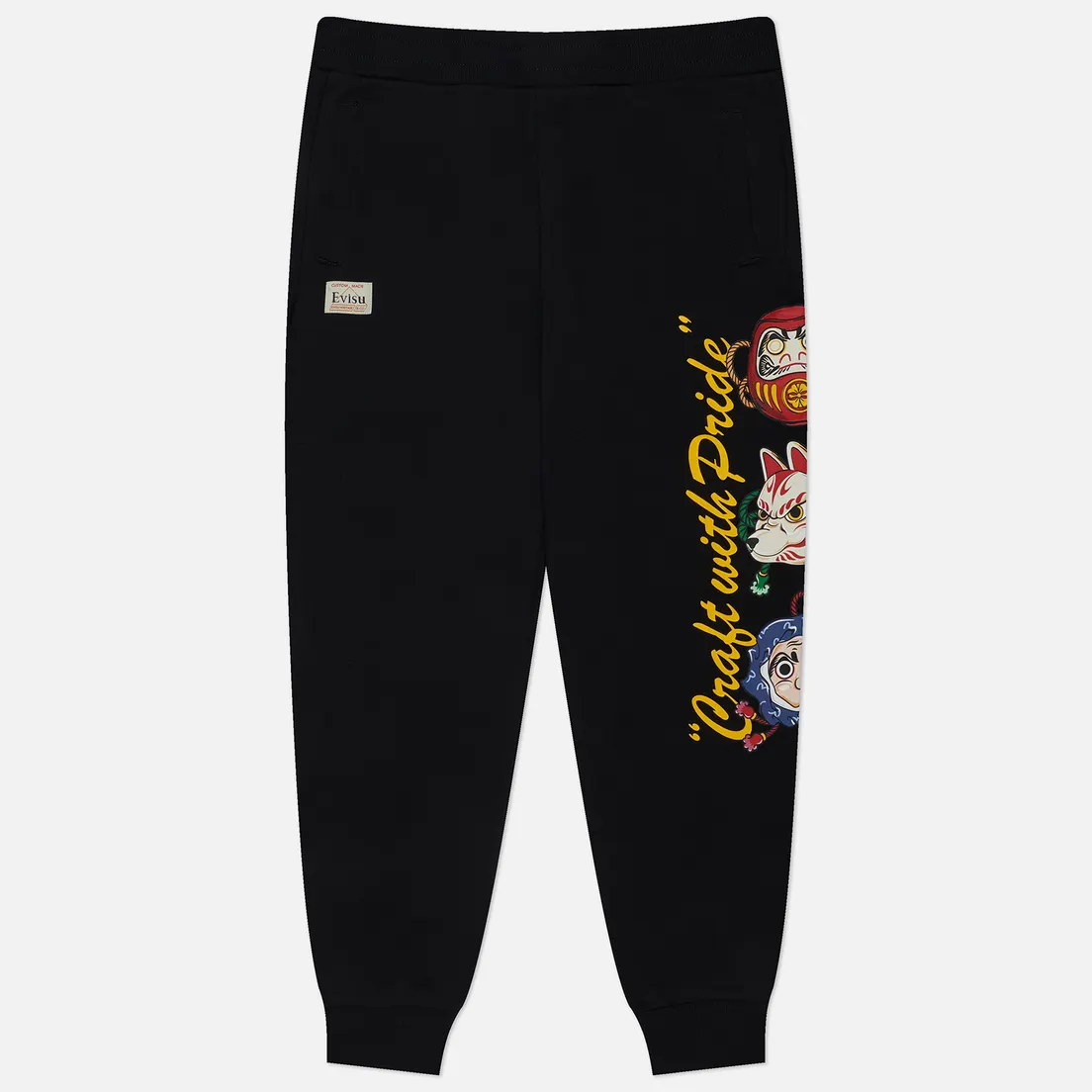 Evisu Мужские брюки Evergreen Hyottoko Festival Printed