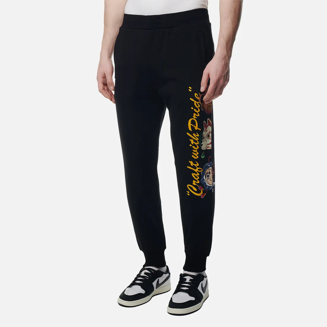 Evisu Мужские брюки Evergreen Hyottoko Festival Printed