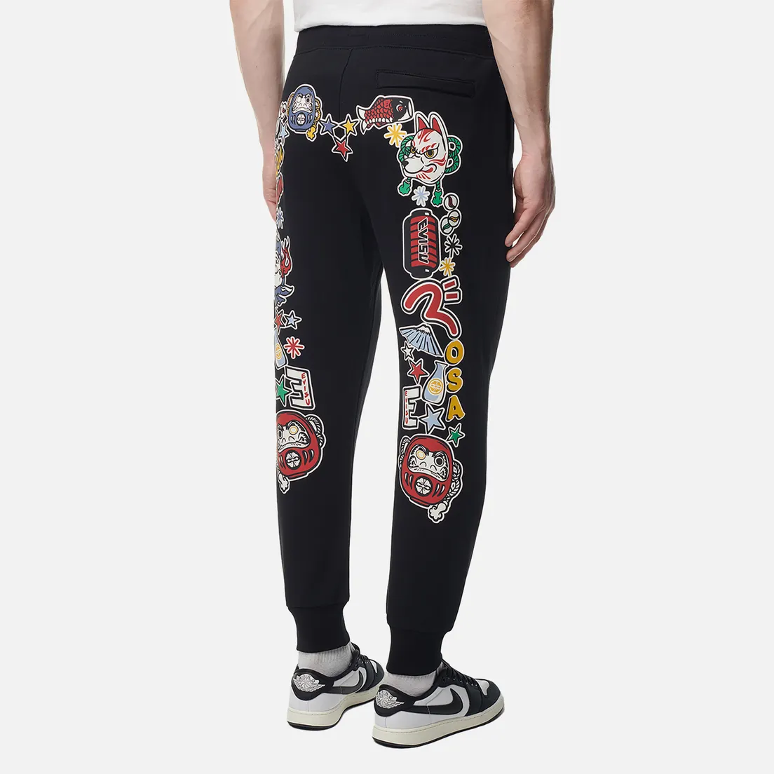 Evisu Мужские брюки Evergreen Hyottoko Festival Daicock Printed