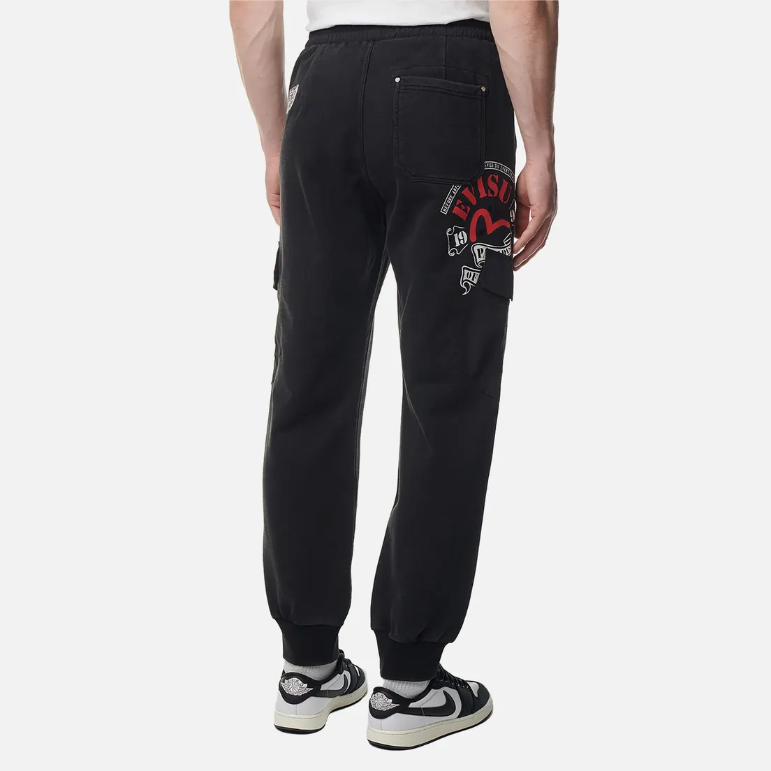 Evisu Мужские брюки Evisu & Seagull Print Woven Pockets
