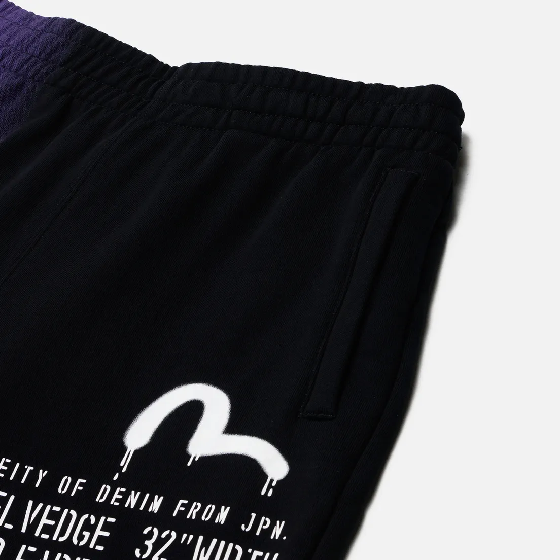 Evisu Мужские брюки Seagull Print Slogan Print