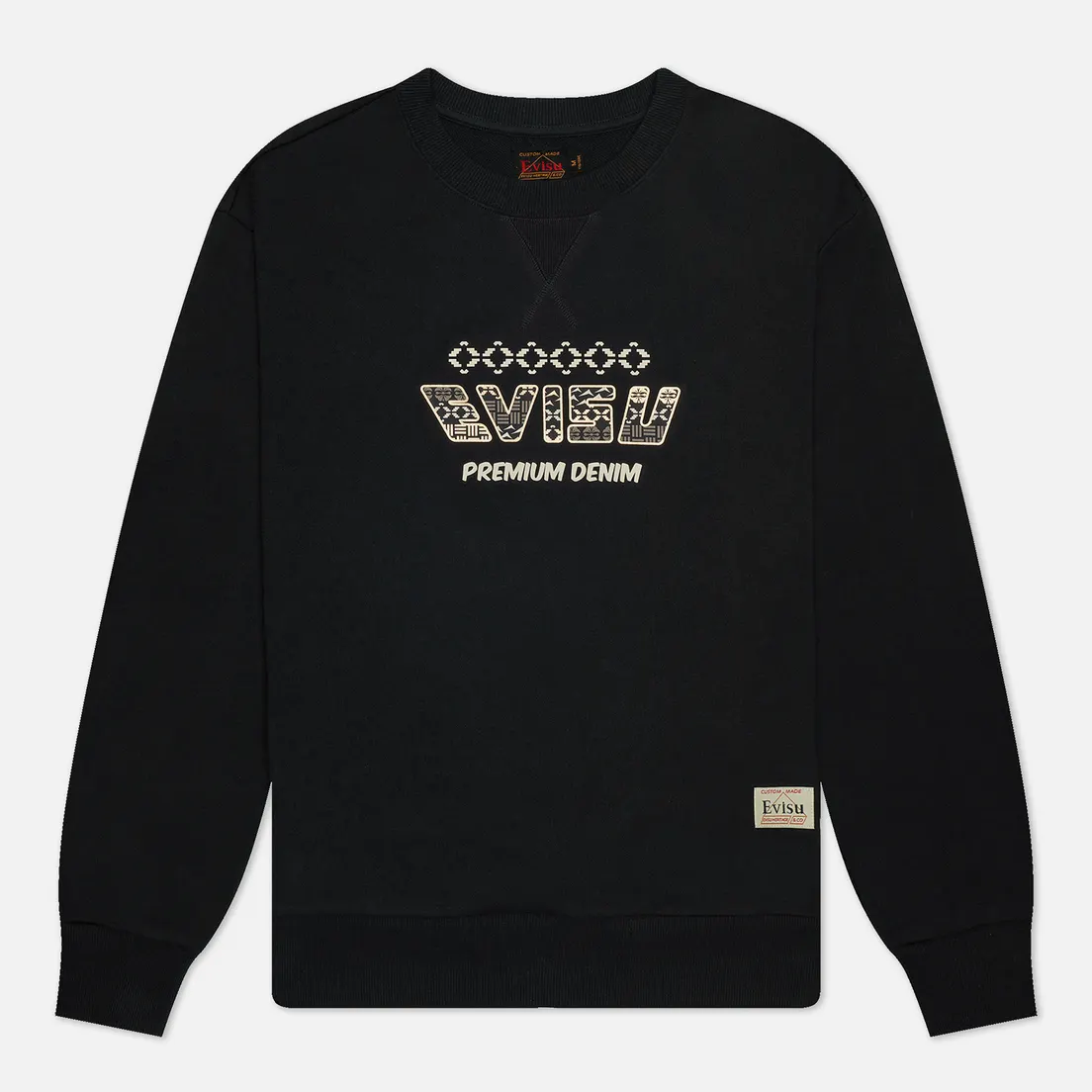 Evisu Мужская толстовка Evergreen Kabuki Daicock Printed