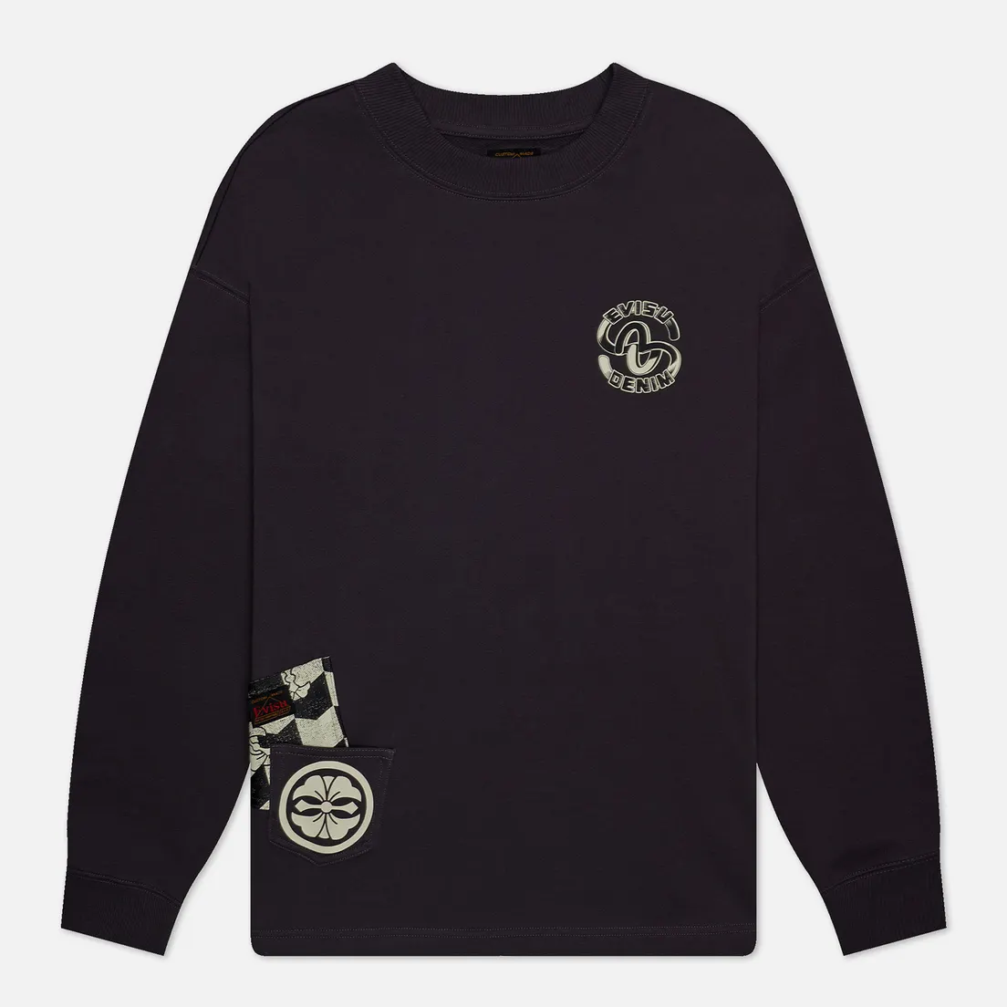 Evisu Мужская толстовка Evergreen Multi Pocket
