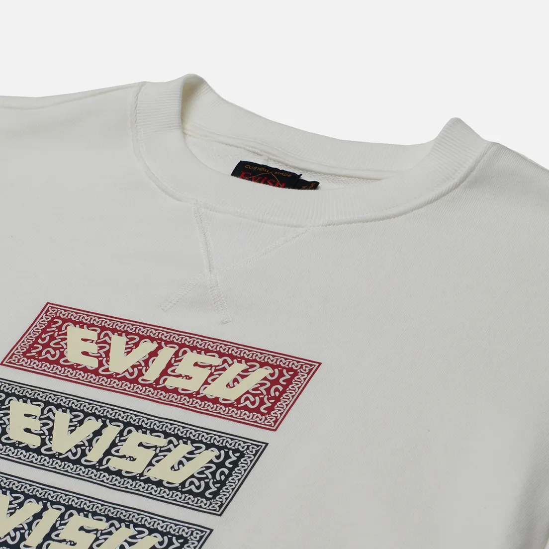 Evisu Мужская толстовка Evergreen Multi Box Logo Printed