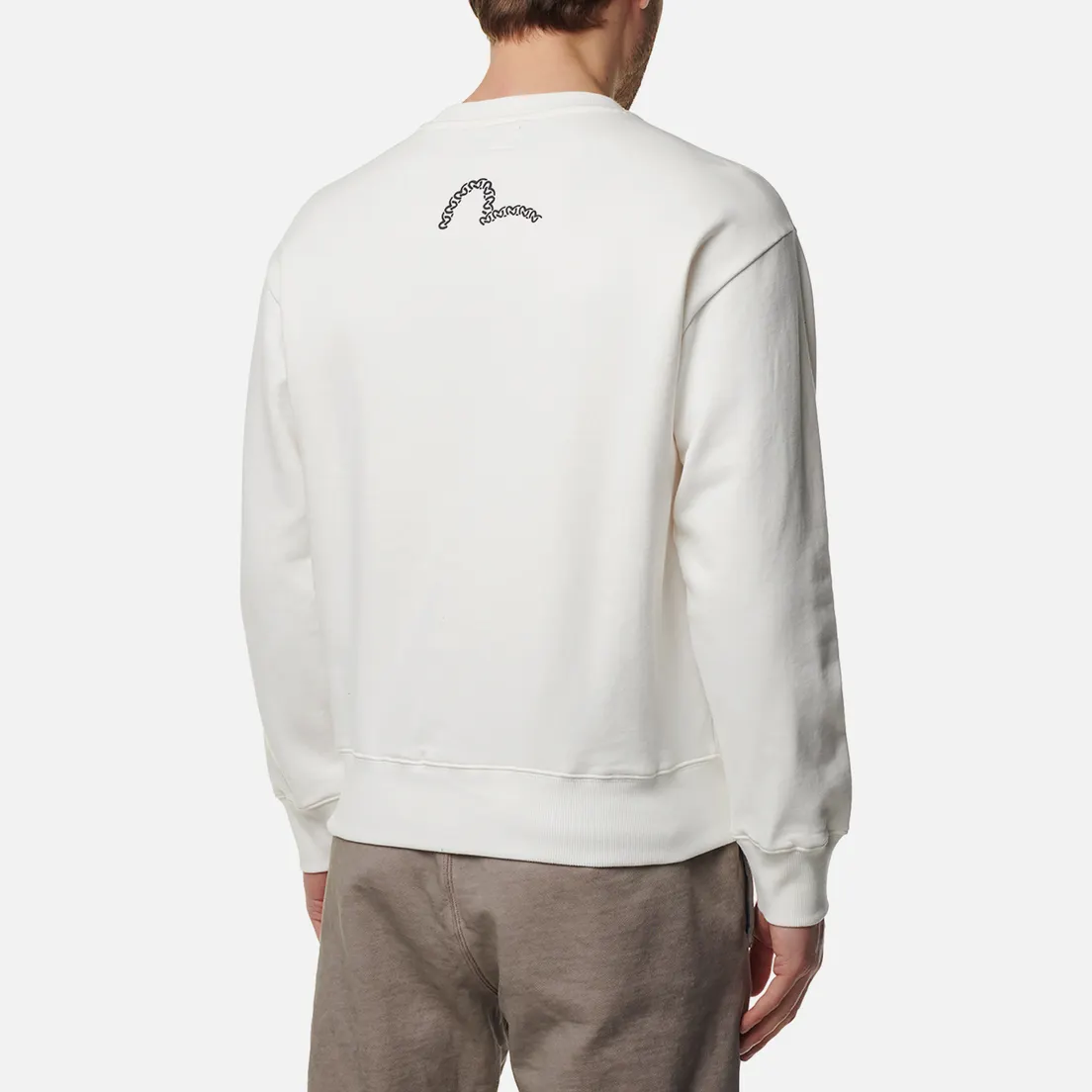 Evisu Мужская толстовка Evergreen Multi Box Logo Printed