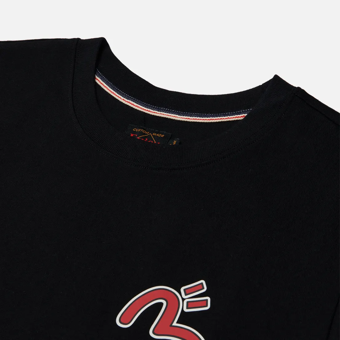 Evisu Мужская футболка Evergreen Hyottoko Festival Daicock Printed