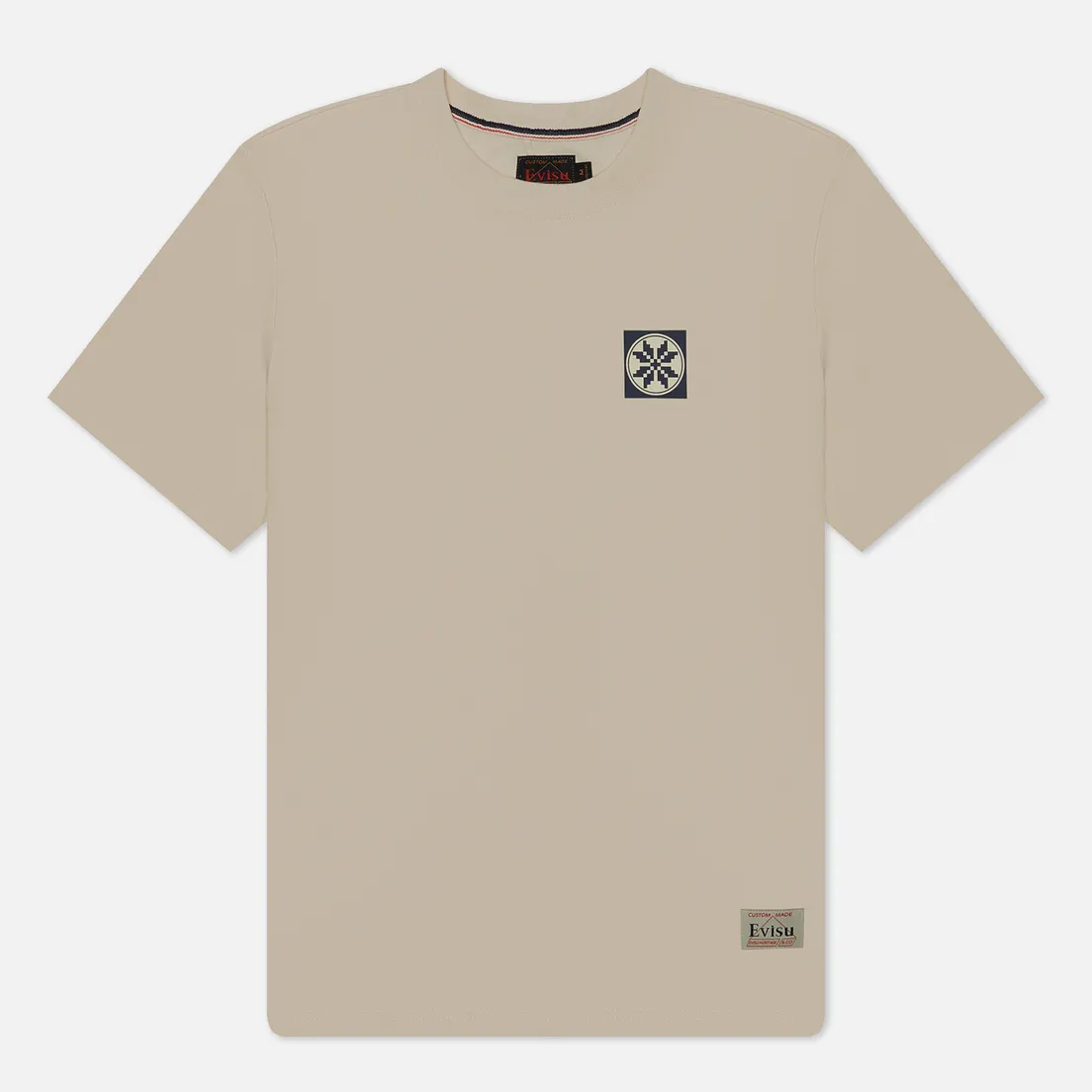 Evisu Мужская футболка Evergreen Kumadori Daruma With Lantern Printed