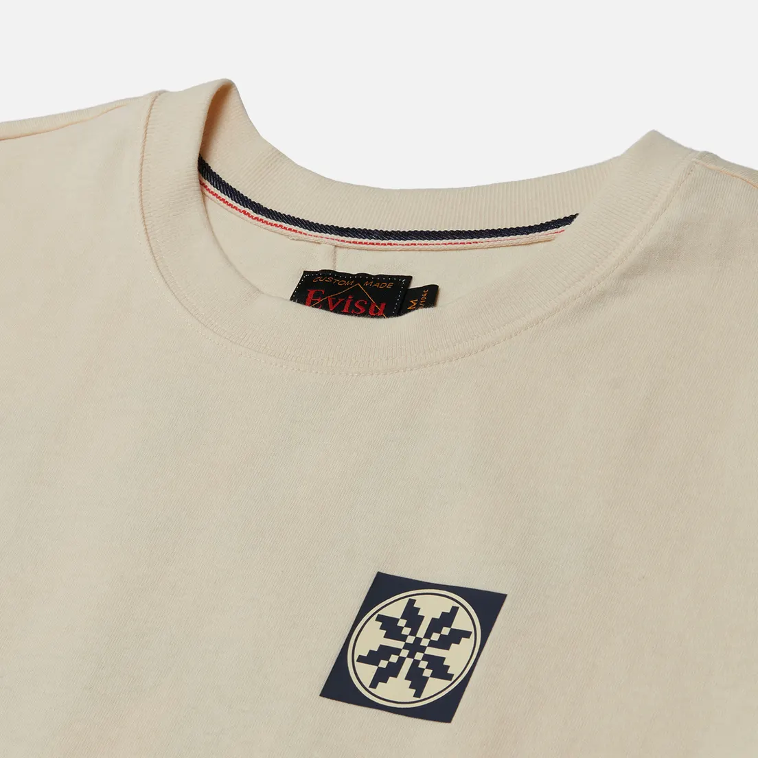 Evisu Мужская футболка Evergreen Kumadori Daruma With Lantern Printed