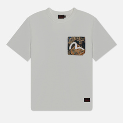 Evisu Мужская футболка Brocade Patch Pocket Seagull Embroidered