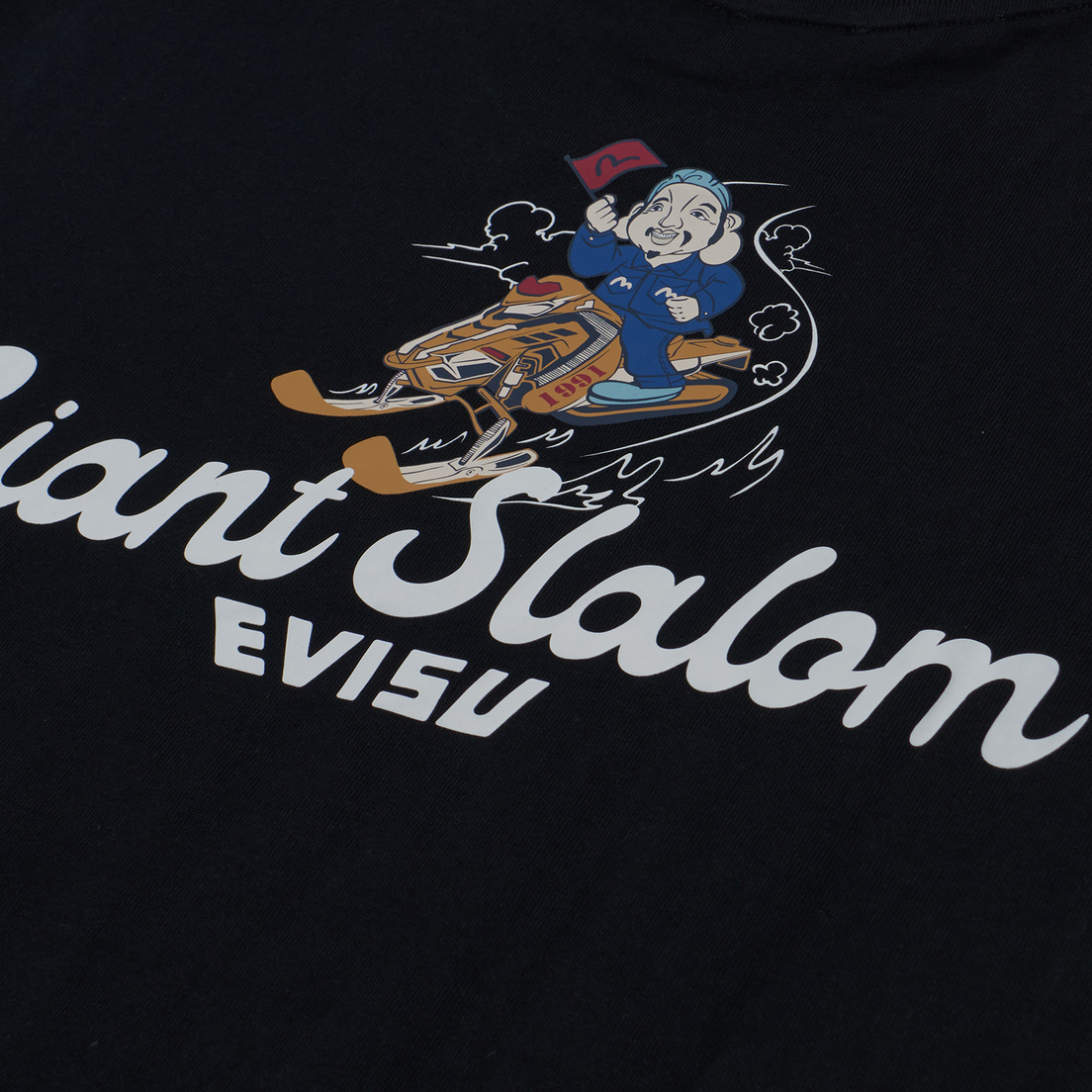 Evisu Мужская футболка Seagull & Godhead Print Slalom