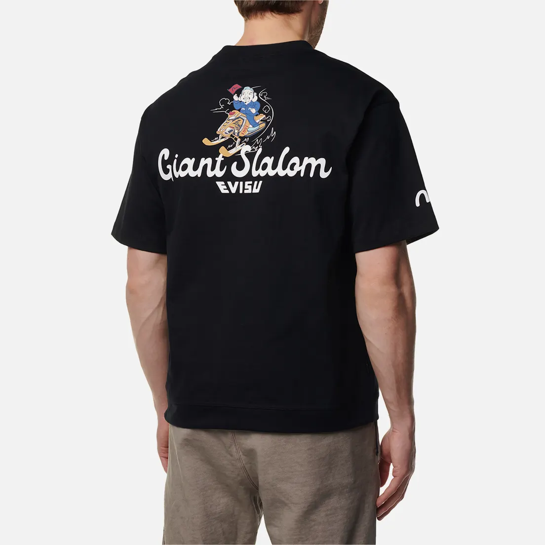 Evisu Мужская футболка Seagull & Godhead Print Slalom