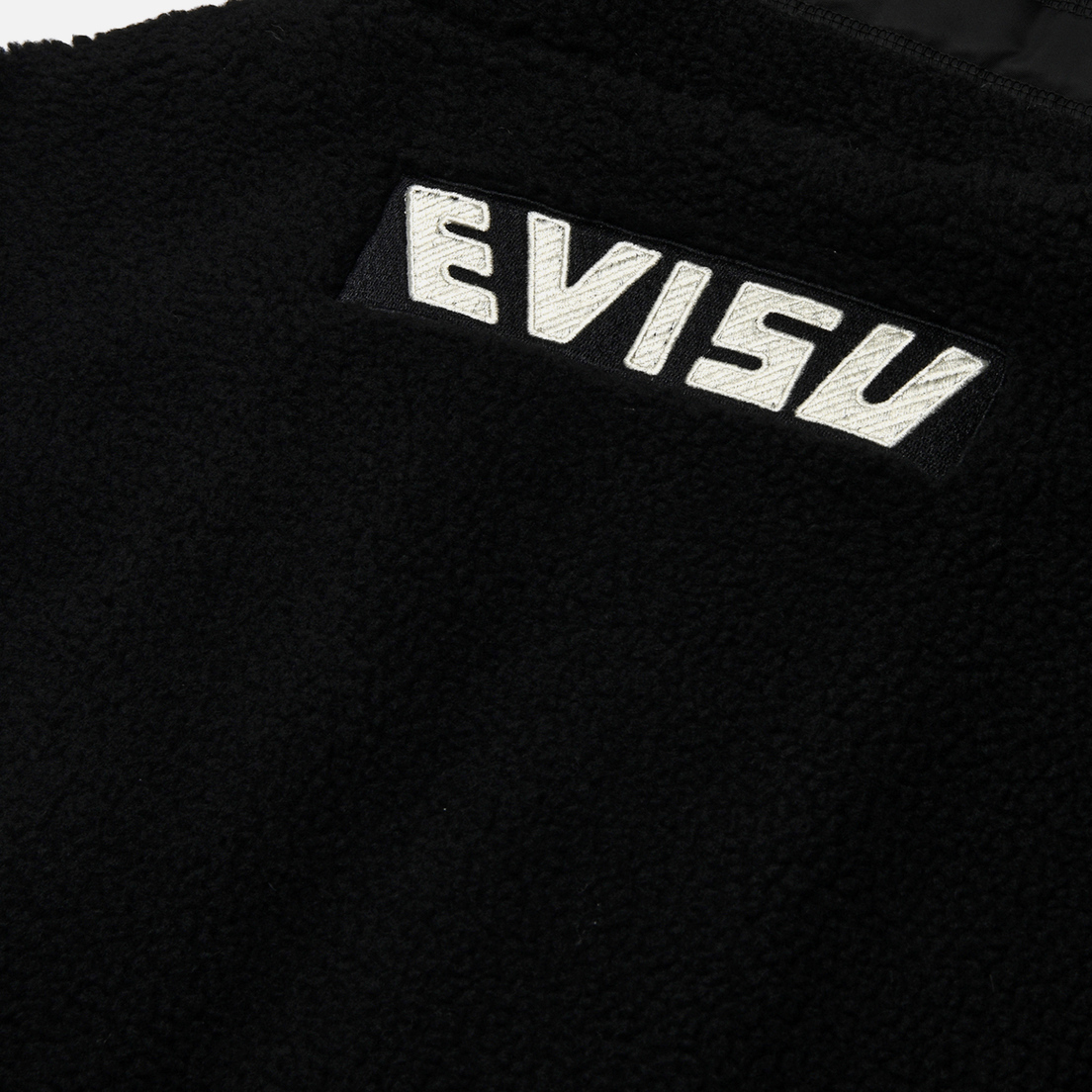 Evisu Мужская флисовая куртка Heritage God Head Jacquard Sherpa