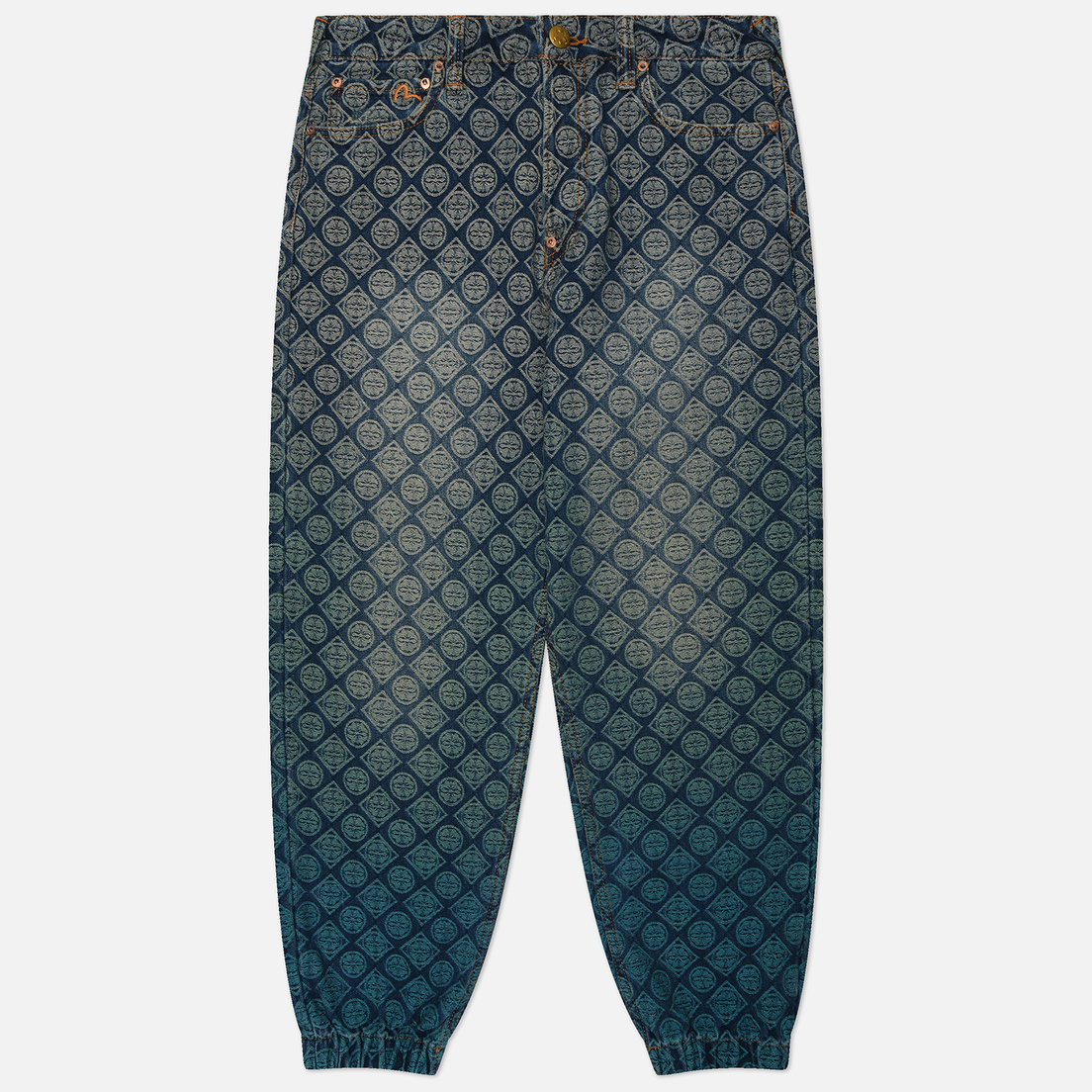 Evisu Мужские джинсы Heritage Kamon Jacquard Denim