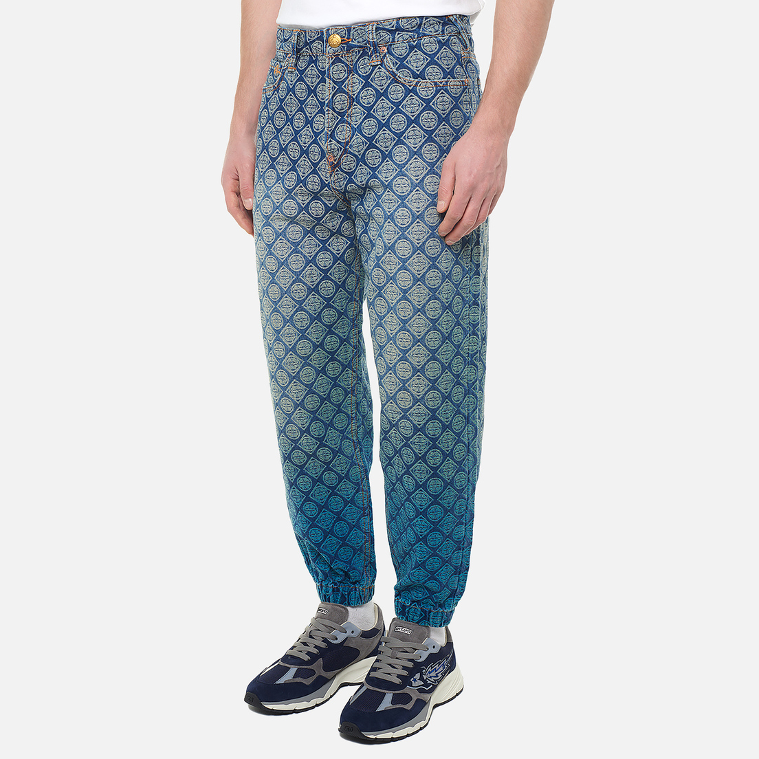 Evisu Мужские джинсы Heritage Kamon Jacquard Denim