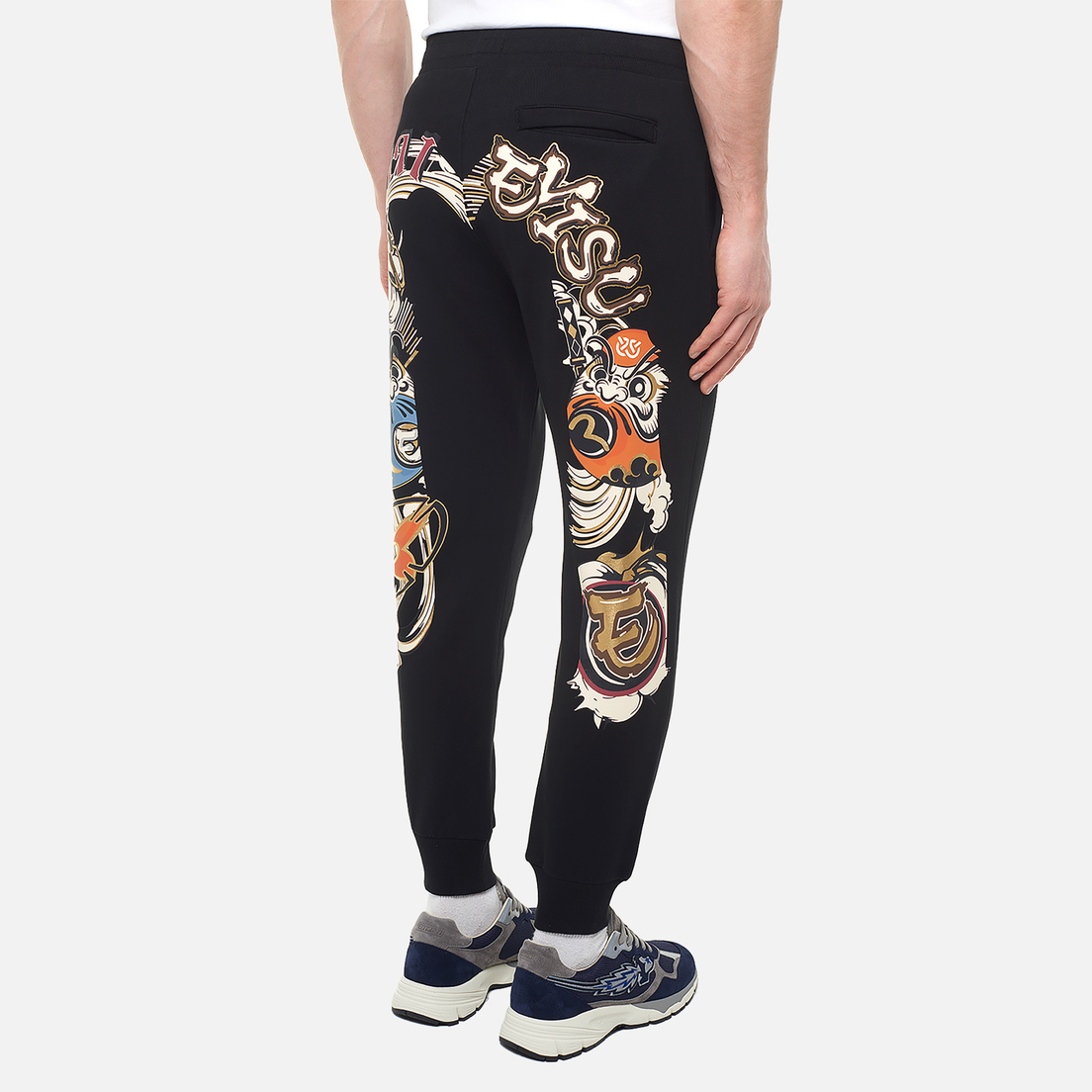 Evisu Мужские брюки Heritage Ninja Daruma Printed Daicock