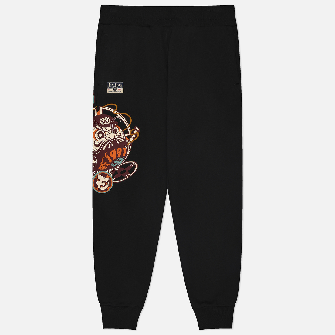 Evisu Мужские брюки Heritage Ninja Daruma Printed