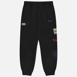 Evisu Мужские брюки Heritage Multi-Pocket Logos Print Washed