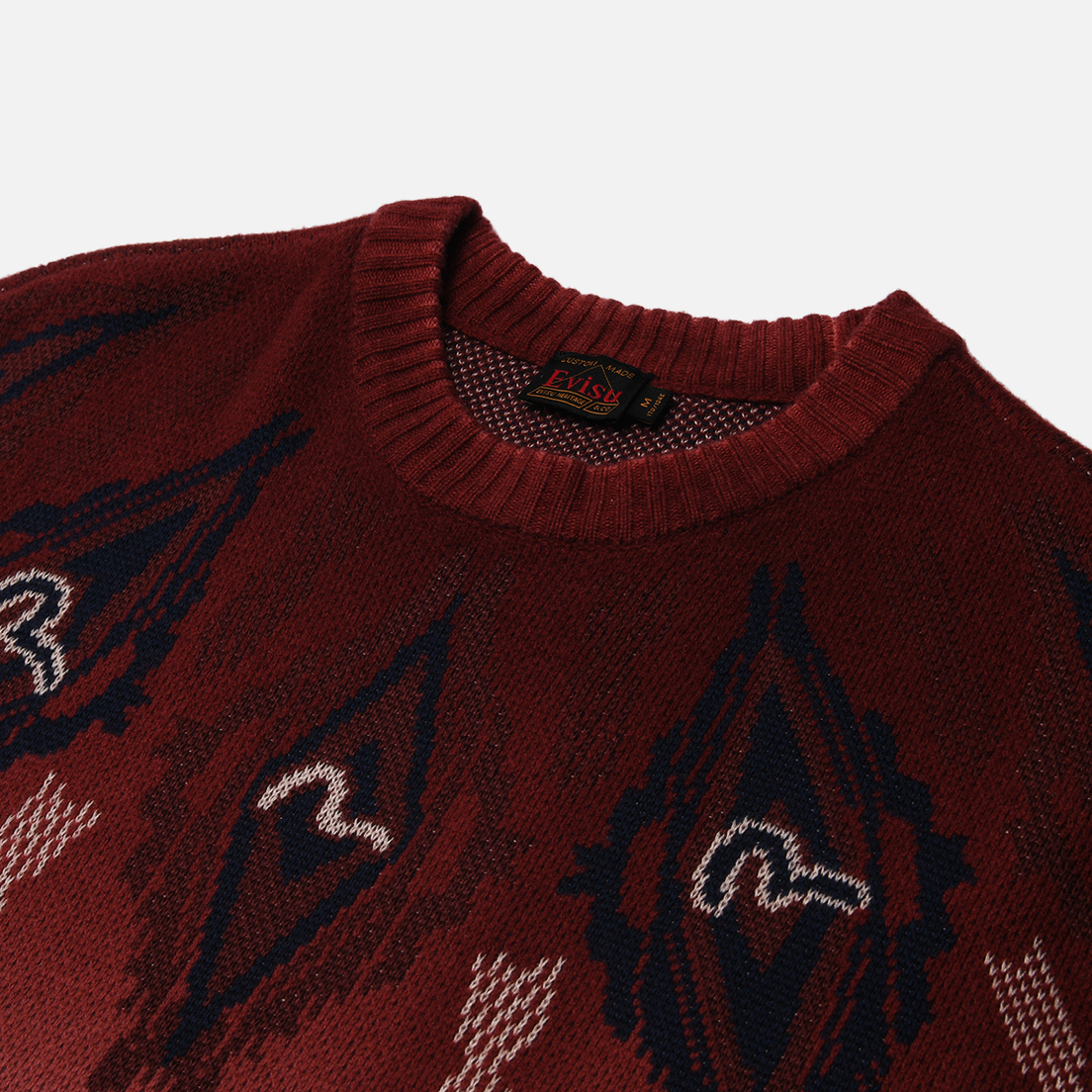 Evisu Мужской свитер Heritage Chimayo Pattern