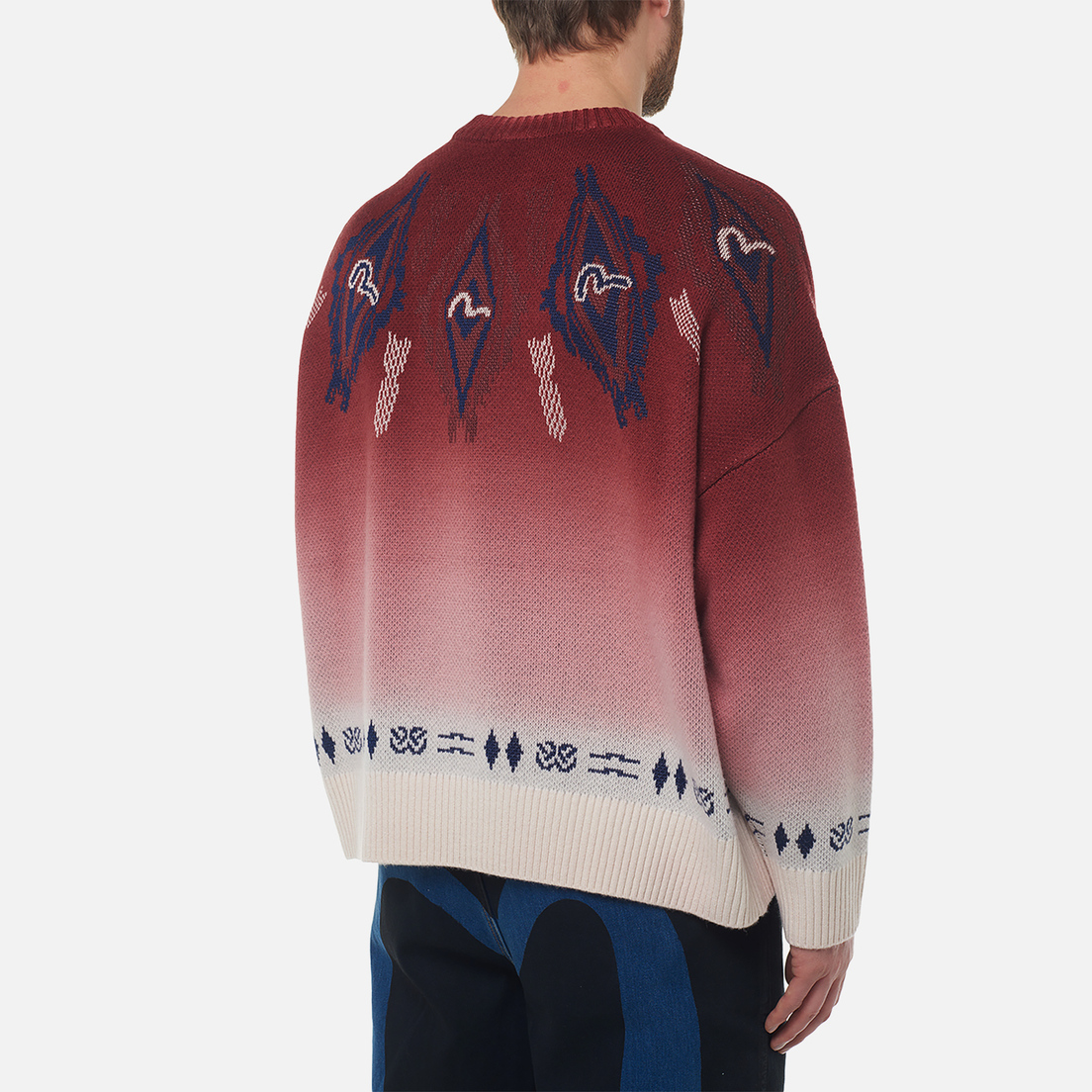 Evisu Мужской свитер Heritage Chimayo Pattern