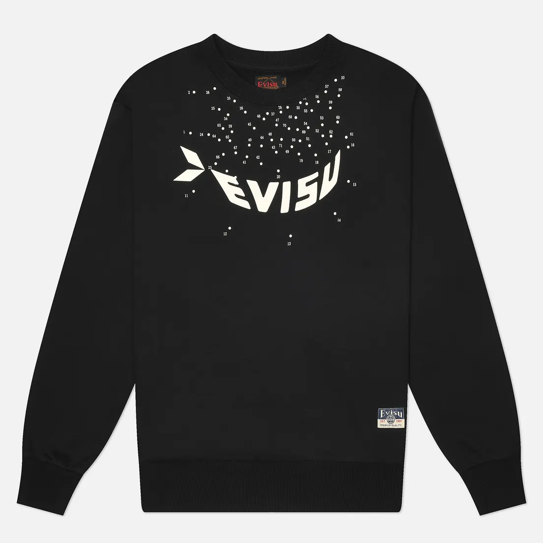 Evisu Мужская толстовка Heritage Dot-To-Dot Daruma Emroidery