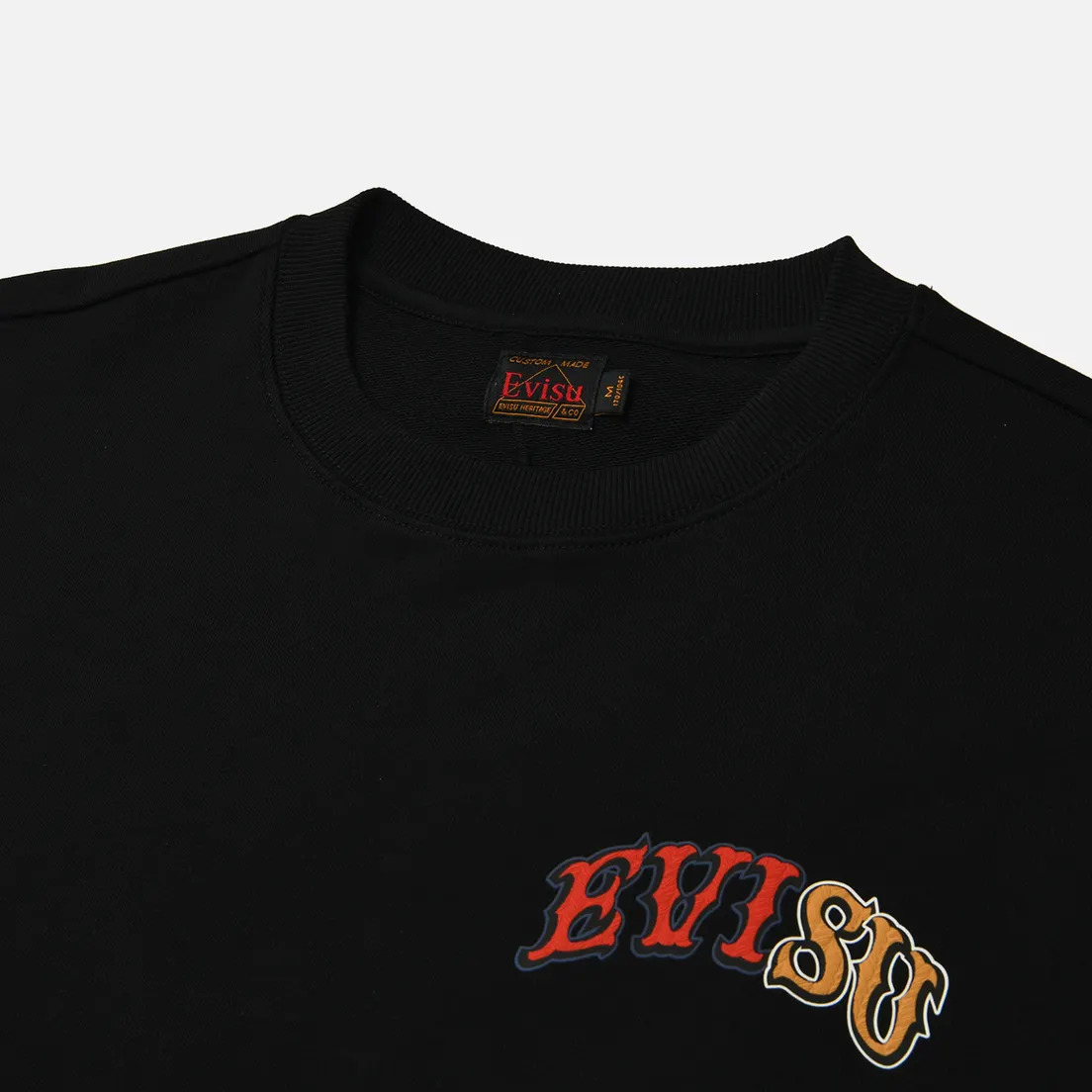 Evisu Мужская толстовка Heritage Tanuki Fortune Cat Embroidery