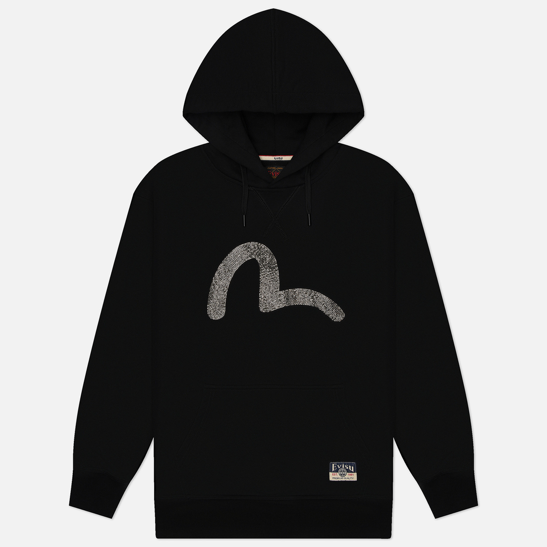 Evisu Мужская толстовка Heritage Hot Fix Seagull Hoodie