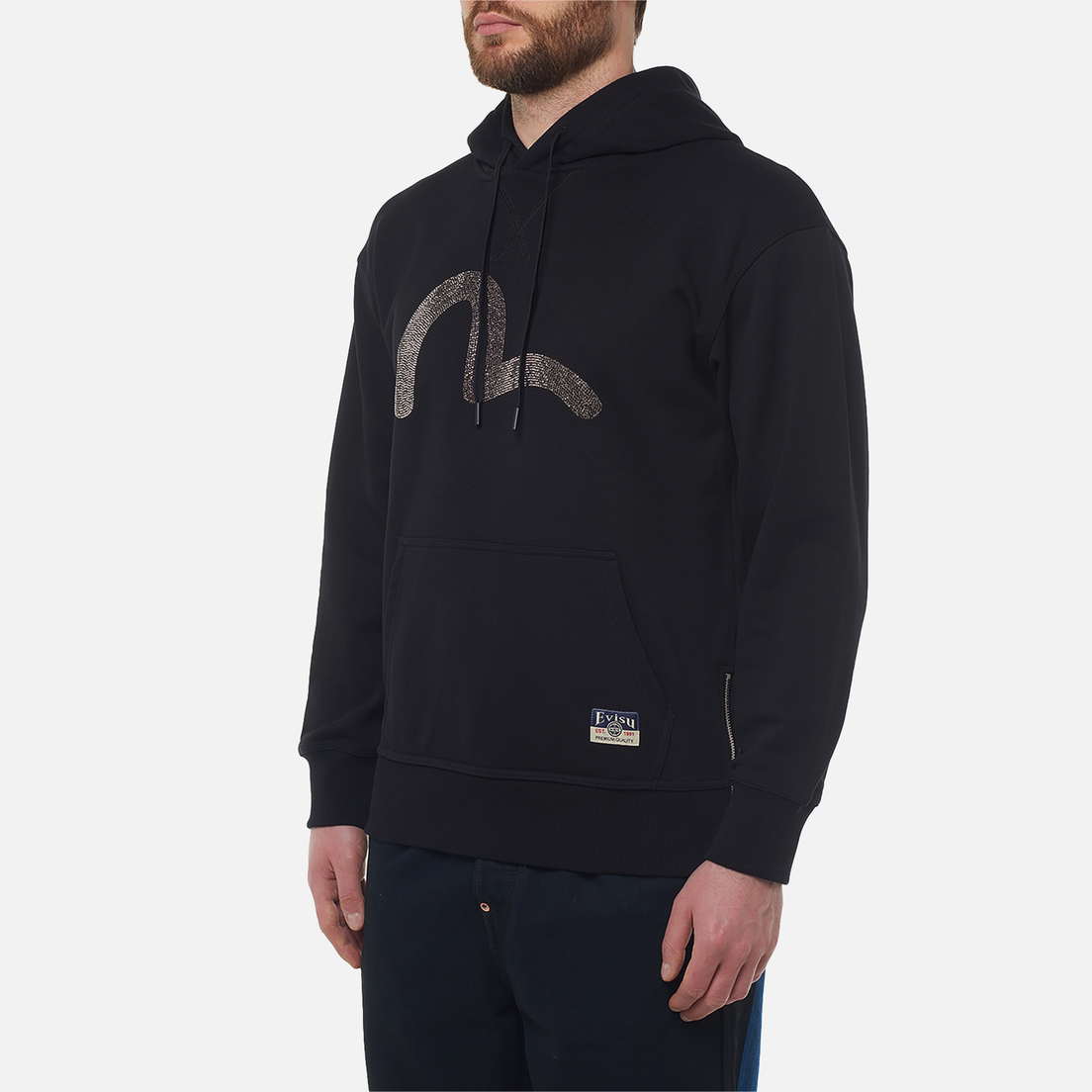 Evisu Мужская толстовка Heritage Hot Fix Seagull Hoodie