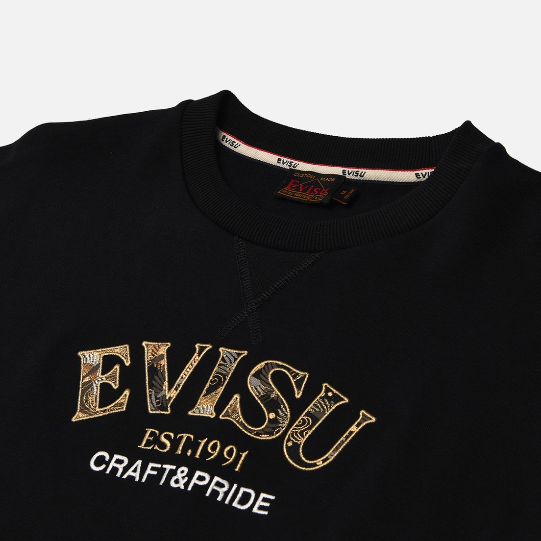 Evisu Мужская толстовка Heritage Brocade Applique