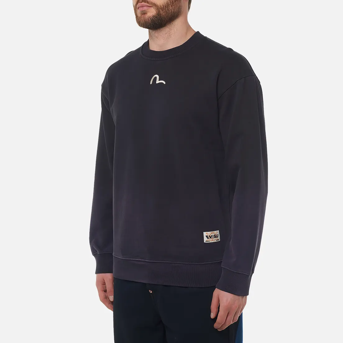 Evisu Мужская толстовка Heritage Print Multi-Pocket Washed