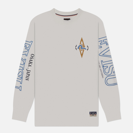 Мужской лонгслив Evisu Heritage Printed, цвет белый, размер S