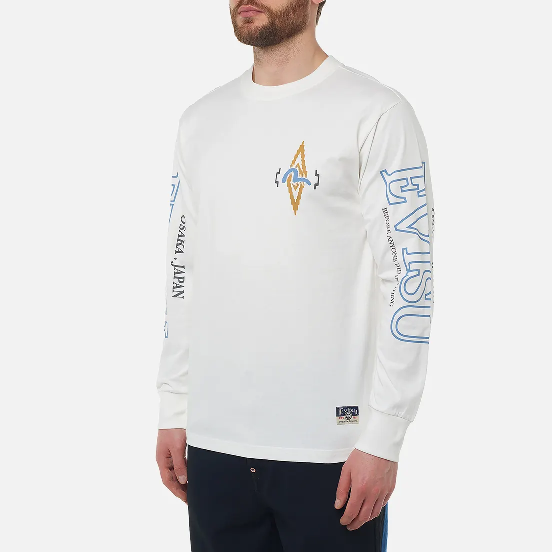 Evisu Мужской лонгслив Heritage Printed