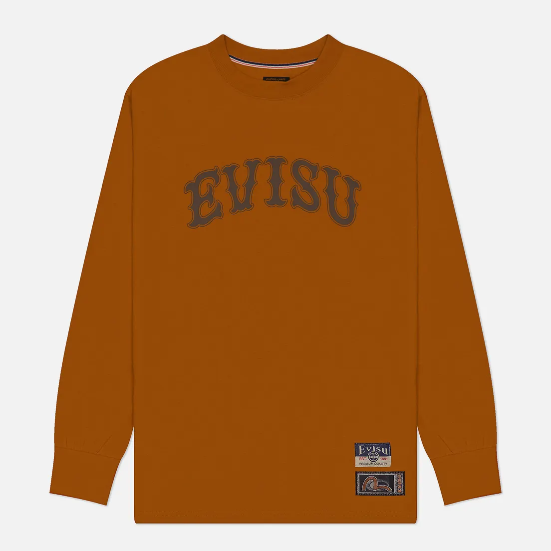 Evisu Мужской лонгслив Heritage Logo Kamon Printed