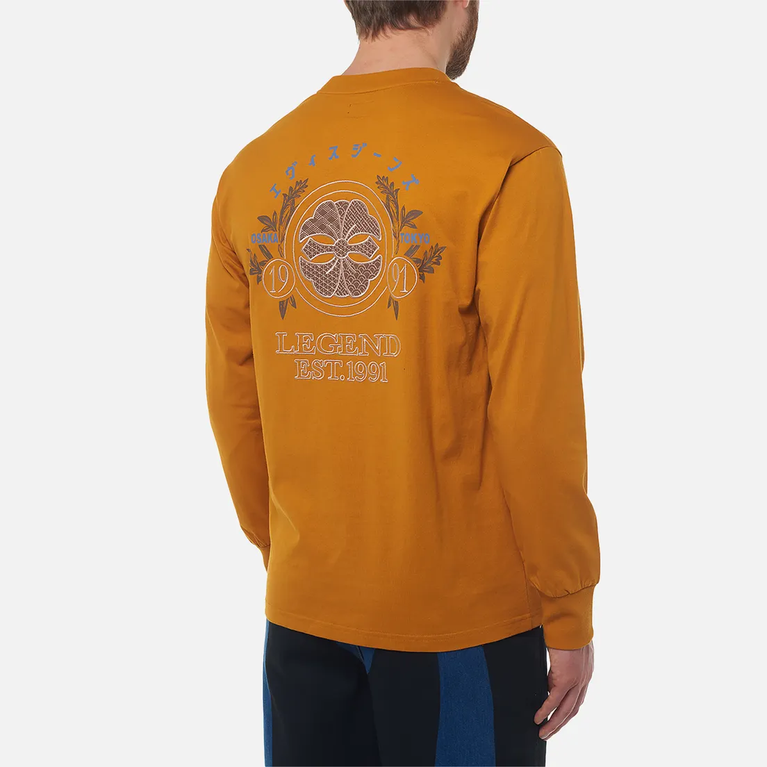 Evisu Мужской лонгслив Heritage Logo Kamon Printed