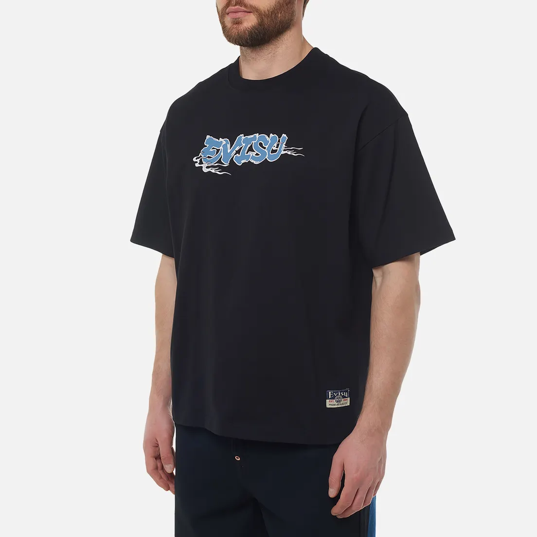 Evisu Мужская футболка Heritage Ninja Daruma Daicock Printed