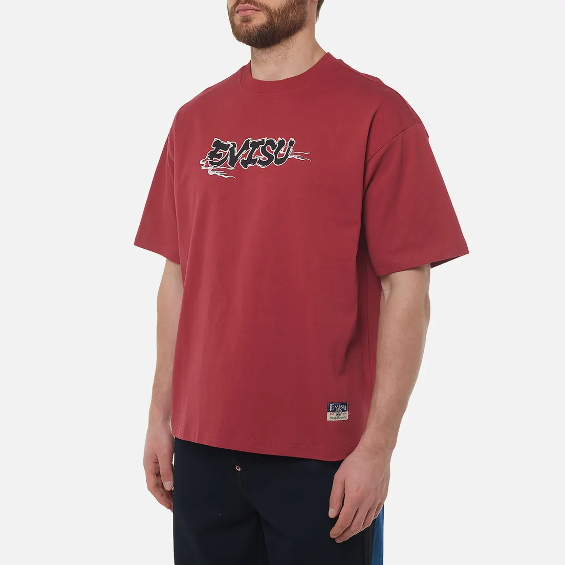 Evisu Мужская футболка Heritage Ninja Daruma Daicock Printed