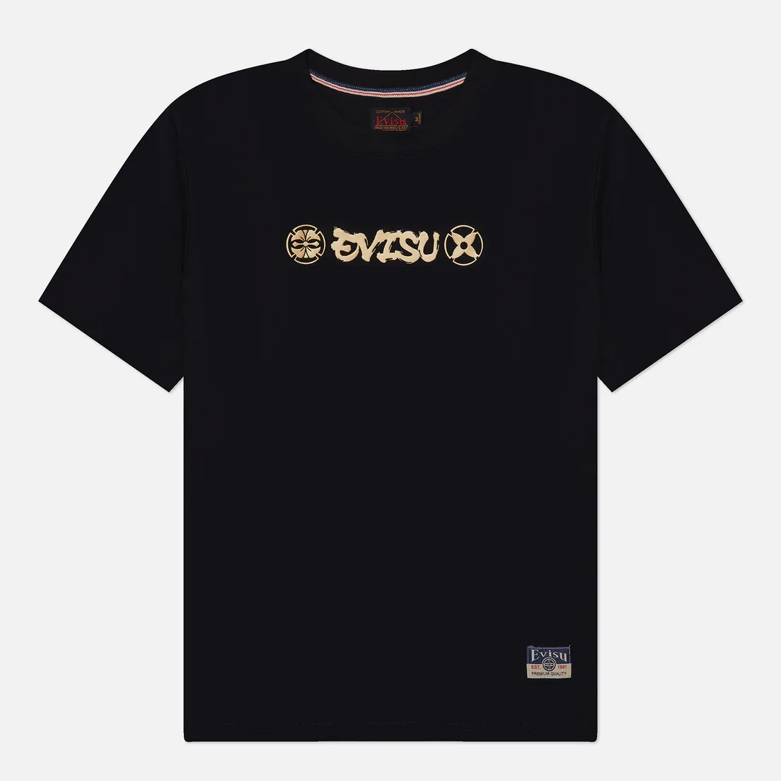 Evisu Мужская футболка Heritage Giant Ninja Daruma Printed