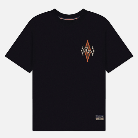 Мужская футболка Evisu Heritage Chimayo Pattern Ninja Daruma Printed, цвет чёрный, размер S