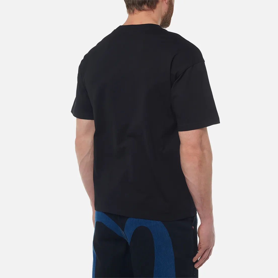 Evisu Мужская футболка Heritage Godhead Printed Evisu Rhinstone