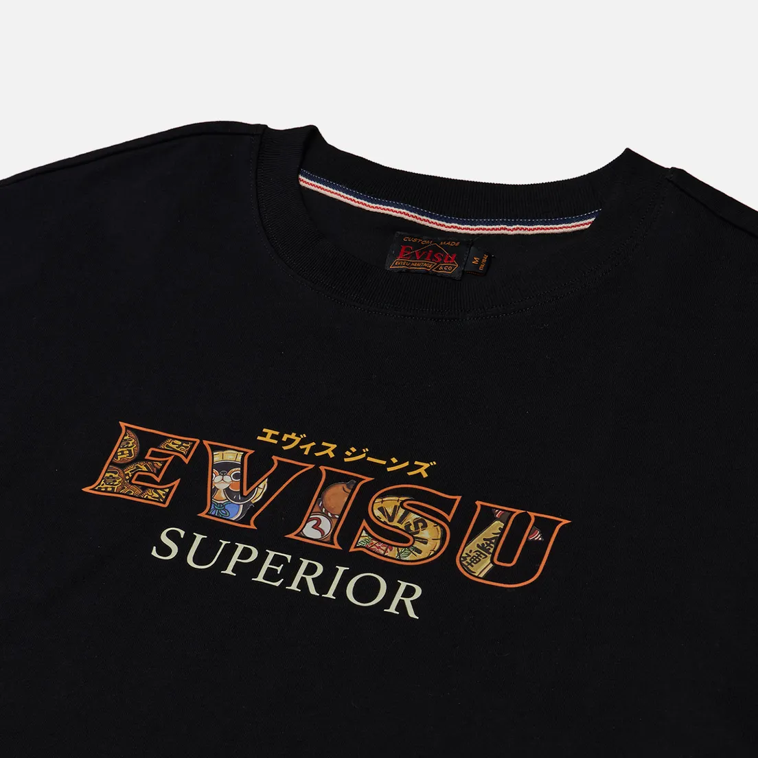 Evisu Мужская футболка Heritage Tanuki Accessories Printed