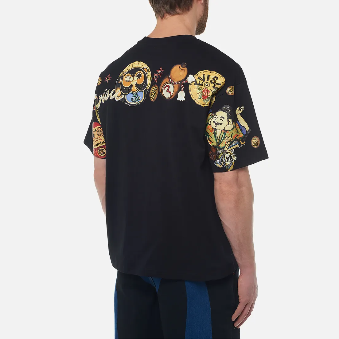 Evisu Мужская футболка Heritage Tanuki Accessories Printed