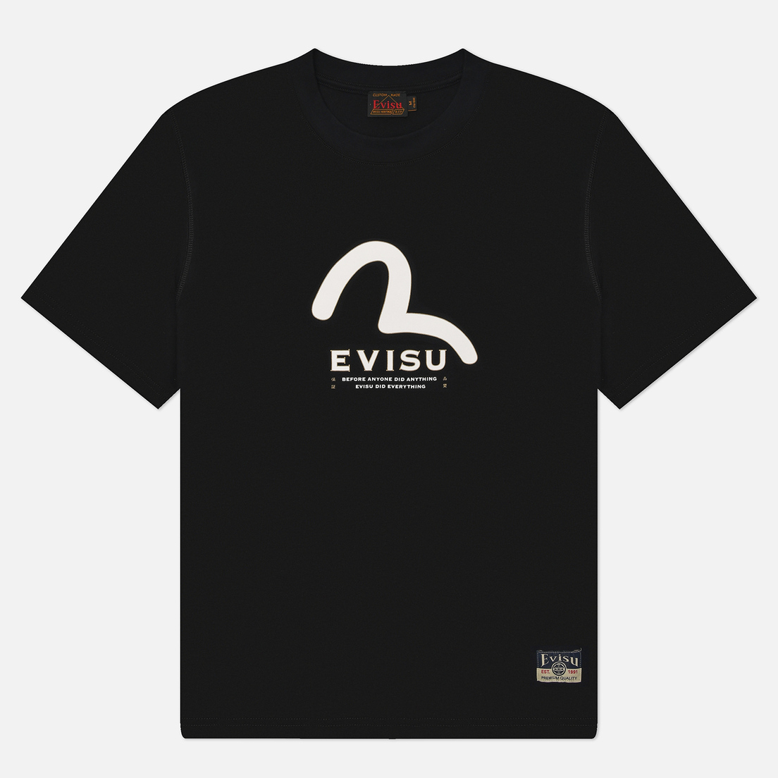 Evisu Мужская футболка Heritage  Printed Seagull Evisu Multi-Pocket