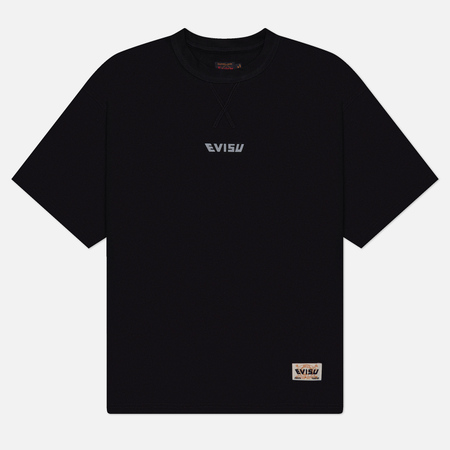 Мужская футболка Evisu Heritage Virtual Vacation Print, цвет чёрный, размер S