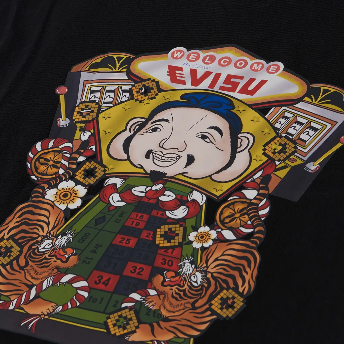 Evisu Мужская футболка Heritage Virtual Vacation Print