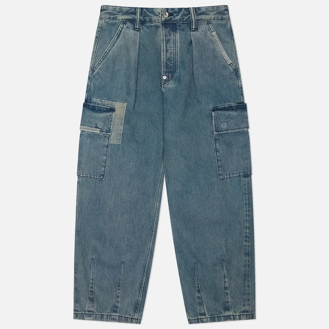 Evisu Мужские джинсы Heritage Cargo With Sashiko Seagull Embbroidery