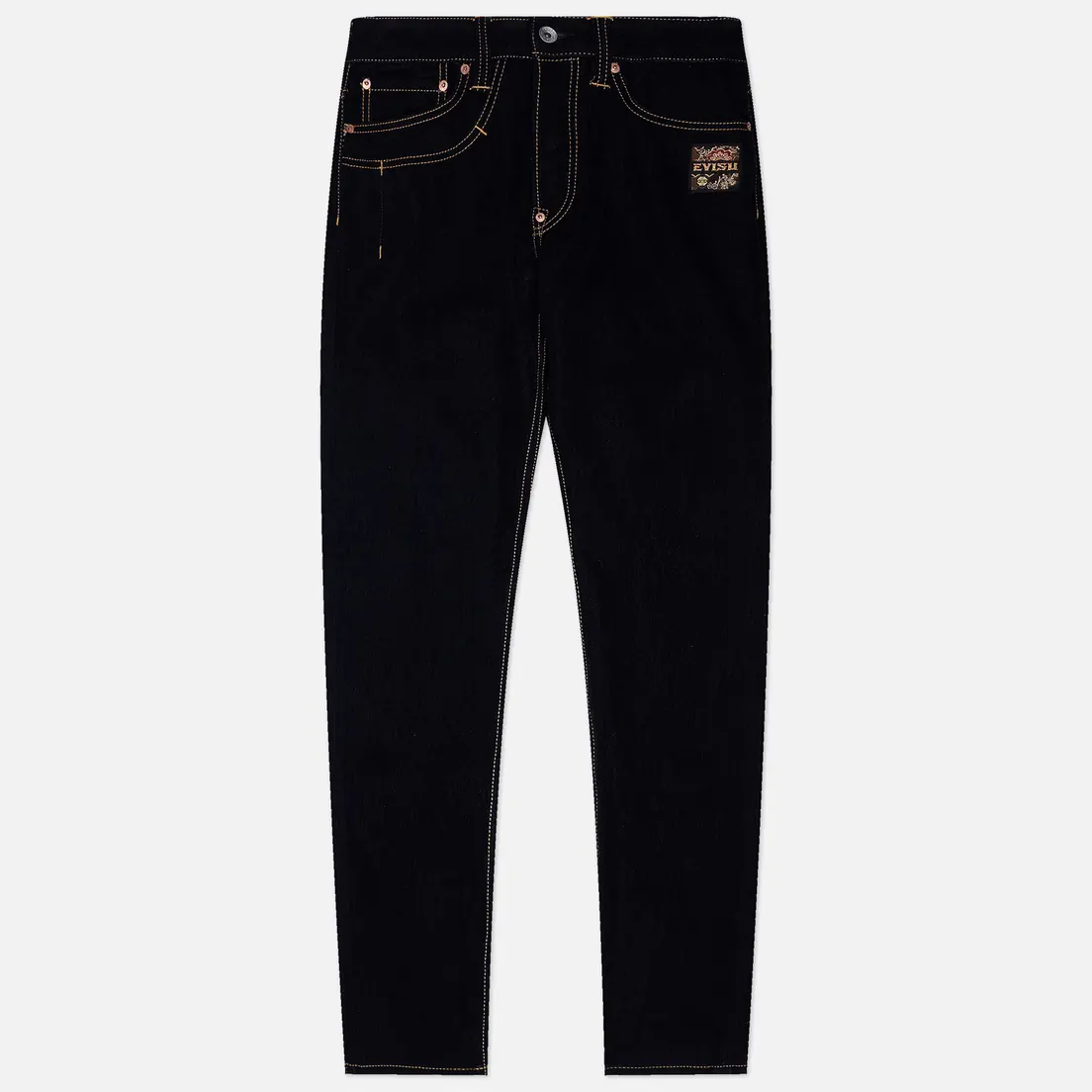 Evisu Мужские джинсы 2017 Taper Fit Logo Embroidery & Seagull Print