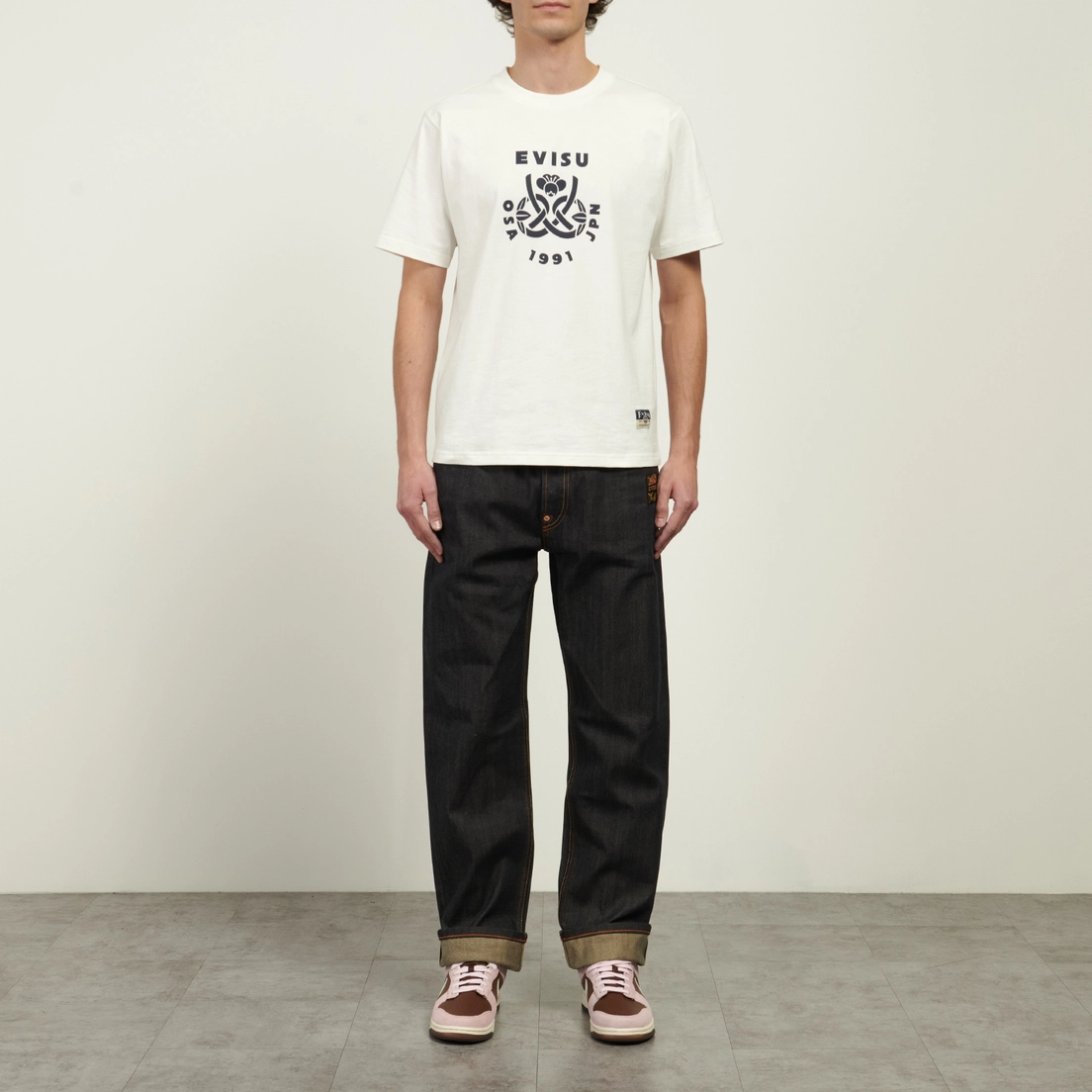 Evisu Мужские джинсы 2020 Regular Fit Seagull Pocket Embroidery