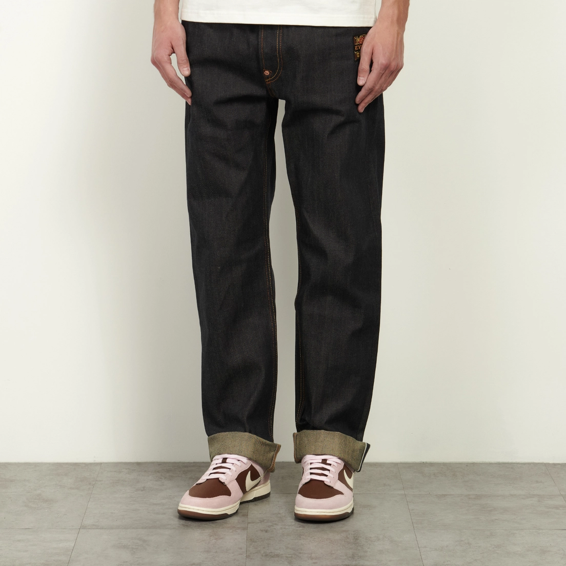 Evisu Мужские джинсы 2020 Regular Fit Seagull Pocket Embroidery