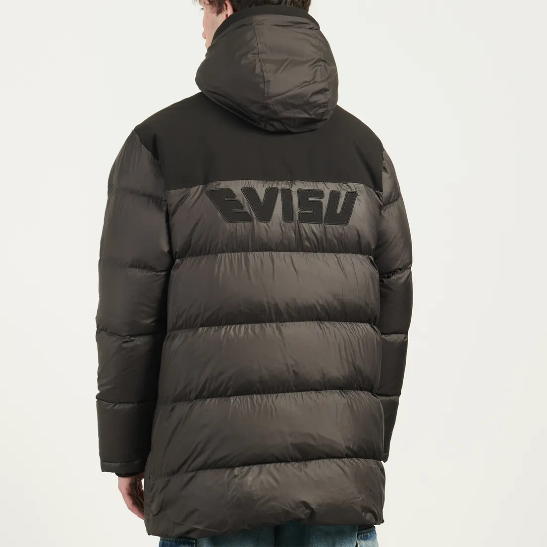 Evisu Мужской пуховик Heritage Logo Embroidery Down